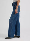 Denim wide leg broek stella