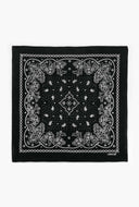Zwarte Paisley Bandana