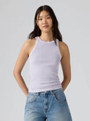 Lila essential racer tanktop