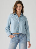 Denim logan tencel blouse