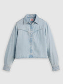 Denim logan tencel blouse