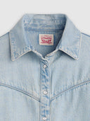 Denim logan tencel blouse
