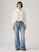 Loose bootcut jeans easy days