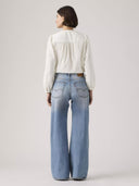Loose bootcut jeans easy days