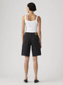 Donkergrijze baggy dad jorts