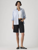 Donkergrijze baggy dad jorts