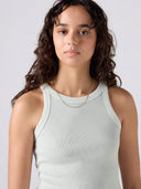 Lichtblauwe racer tanktop