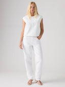 Witte loose taper jeans tooth fairy