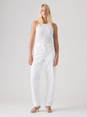 Witte loose taper jeans tooth fairy