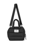 Zwarte crossbody tas light ripstop boxy bag black
