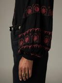 Geborduurde blouse davinia