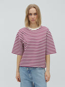 Roze gestreept t-shirt emrys-m