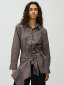 Geruite blouse arlia-m