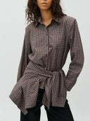 Geruite blouse arlia-m