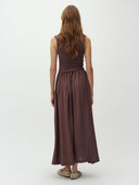 Bruine maxi jurk sorellia-m