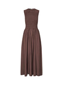 Bruine maxi jurk sorellia-m