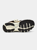 The re-run sneakers cracked brown