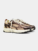The re-run sneakers cracked brown