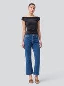 Off-shoulder top himamd