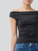 Off-shoulder top himamd