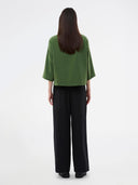 Groene blouse popelmd