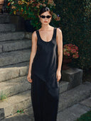Zwarte pantalon molie