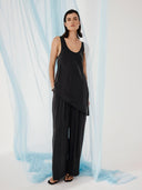 Zwarte pantalon molie