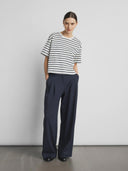 Blauw gestreept t-shirt leana