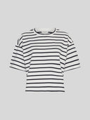 Blauw gestreept t-shirt leana