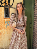 Geruite jurk daisy