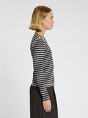 Zwart gestreepte longsleeve timmie