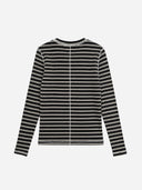 Zwart gestreepte longsleeve timmie