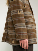 Geruite blazer honden nuezma