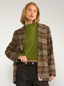 Geruite blazer honden nuezma