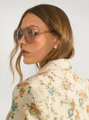 Blazer met bloemenprint nuharpa