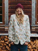 Blazer met bloemenprint nuharpa