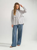Gestreepte blouse numicja