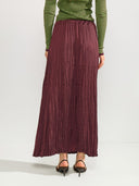 Bordeaux maxi rok nufea