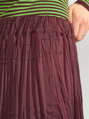 Bordeaux maxi rok nufea