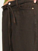 Bruine wide leg jeans nubrooklyn