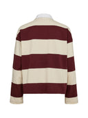 Gestreepte polo top nudarin