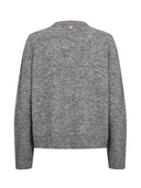 Grijs gebreid vest nucarra fuette