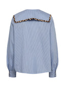 Lichtblauwe blouse numayana