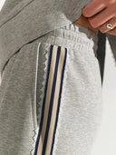 Grijze sweatbroek met zijstreep nunathalie
