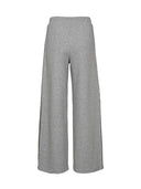 Grijze sweatbroek met zijstreep nunathalie