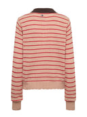 Roze gestreepte pullover nulucinda stripe