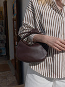 Bruine tas coco croissant