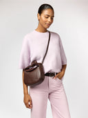 Bruine tas coco croissant