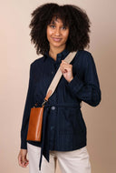 Cognac phone bag charlie