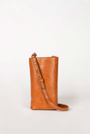 Cognac phone bag charlie